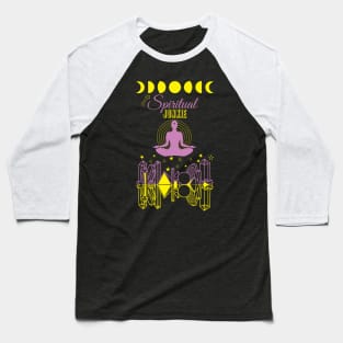 Spiritual Junkie Meditation Baseball T-Shirt